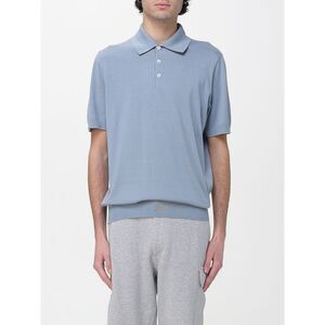 Brunello Cucinelli Polo Shirt Men Blue